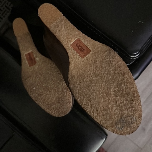 Ugg leather wedge boots - Picture 8 of 9